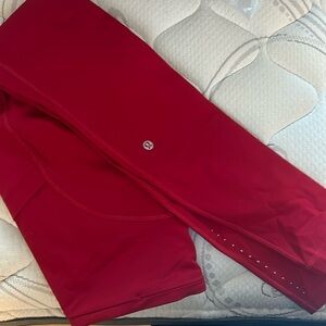 Lululemon red leggings